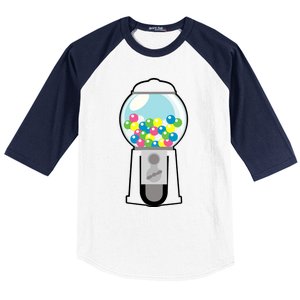 Gumball Machine Costume Halloween Kids Dress Up Baseball Sleeve Shirt