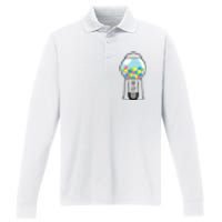 Gumball Machine Costume Halloween Kids Dress Up Performance Long Sleeve Polo