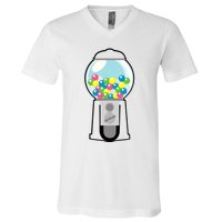 Gumball Machine Costume Halloween Kids Dress Up V-Neck T-Shirt