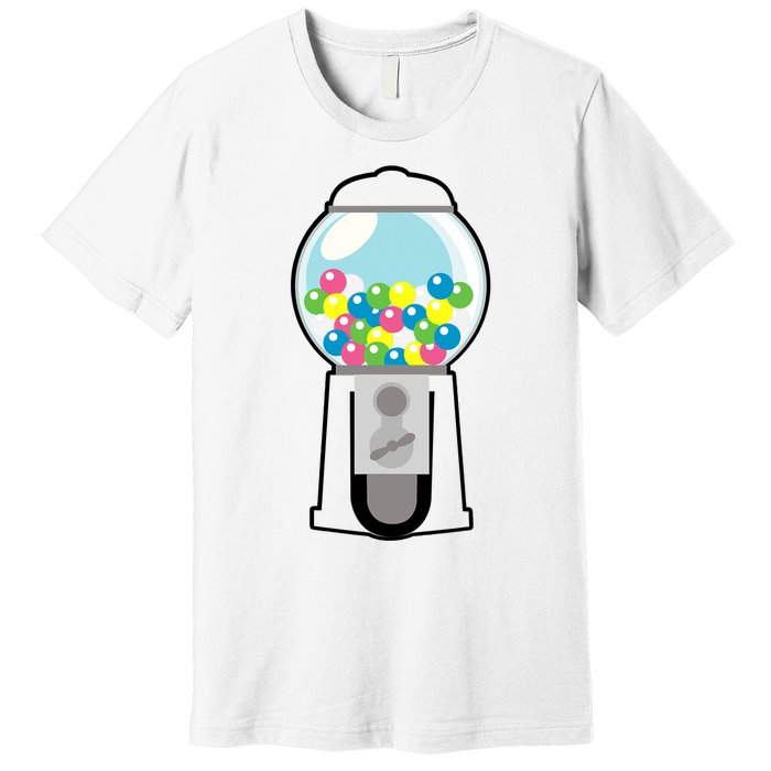 Gumball Machine Costume Halloween Kids Dress Up Premium T-Shirt