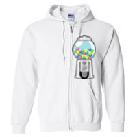 Gumball Machine Costume Halloween Kids Dress Up Full Zip Hoodie