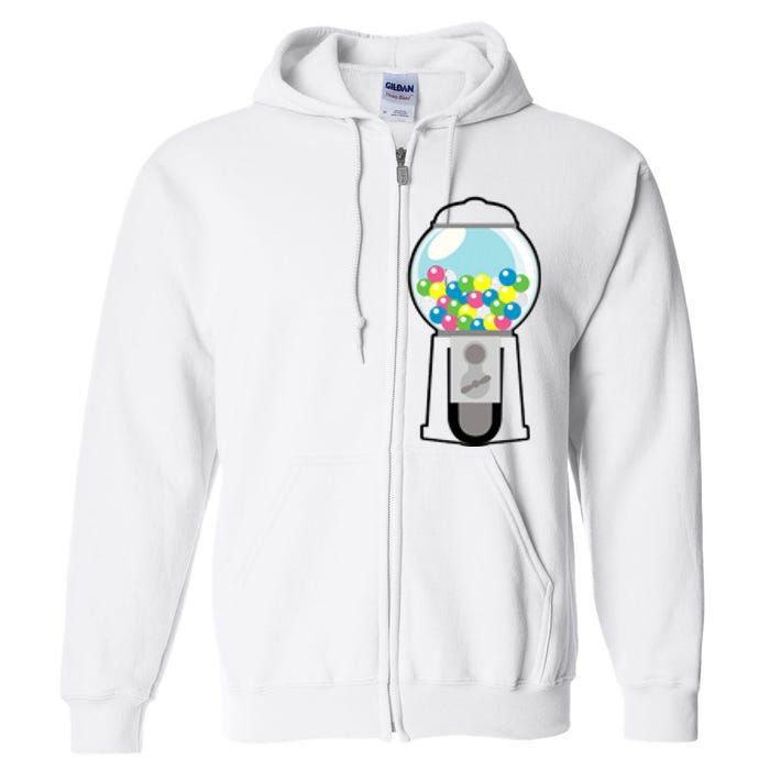 Gumball Machine Costume Halloween Kids Dress Up Full Zip Hoodie