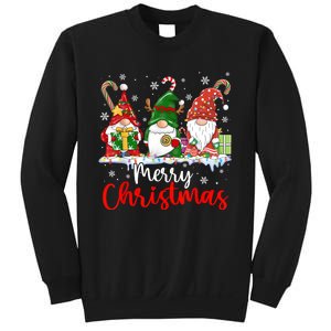 Gnomes Merry Christmas Light Family Gnome Xmas Sweatshirt