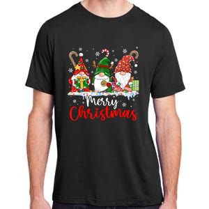 Gnomes Merry Christmas Light Family Gnome Xmas Adult ChromaSoft Performance T-Shirt