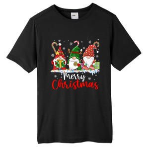 Gnomes Merry Christmas Light Family Gnome Xmas Tall Fusion ChromaSoft Performance T-Shirt