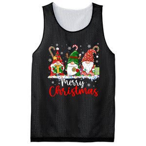 Gnomes Merry Christmas Light Family Gnome Xmas Mesh Reversible Basketball Jersey Tank