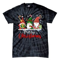 Gnomes Merry Christmas Light Family Gnome Xmas Tie-Dye T-Shirt