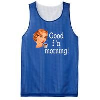 Good Morning Coffee 'S Happy Friday F'n Funny Great Gift Mesh Reversible Basketball Jersey Tank