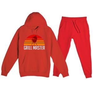 Grill Master Cute Unique Pit Bbq Master Premium Hooded Sweatsuit Set