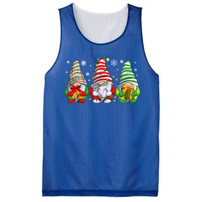 Gnomes Merry Christmas Pajama Gift Mesh Reversible Basketball Jersey Tank