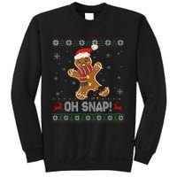 Gingerbread Man Cookie Baking Oh Snap Ugly Christmas Sweater Sweatshirt