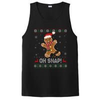 Gingerbread Man Cookie Baking Oh Snap Ugly Christmas Sweater PosiCharge Competitor Tank