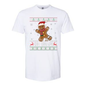 Gingerbread Man Cookie Baking Oh Snap Ugly Christmas Sweater Softstyle CVC T-Shirt