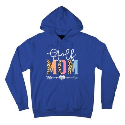 Golf Mom Cute Golf Game Mother's Day Leopard Cool Gift Tall Hoodie