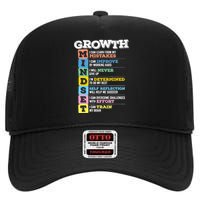 Growth Mindset Classroom Brain Motivation Entrepreneur High Crown Mesh Back Trucker Hat