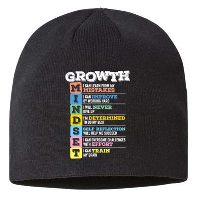 Growth Mindset Classroom Brain Motivation Entrepreneur Sustainable Beanie