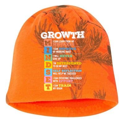 Growth Mindset Classroom Brain Motivation Entrepreneur Kati - Camo Knit Beanie