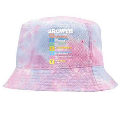 Growth Mindset Classroom Brain Motivation Entrepreneur Tie-Dyed Bucket Hat