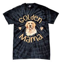 Golden Mama Cute Golden Retriever Dog Mom Pet Tie-Dye T-Shirt