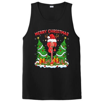 Guitar Merry Christmas Tree Lights Santa Bass Guitar Xmas Gift PosiCharge Competitor Tank