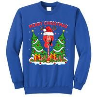 Guitar Merry Christmas Tree Lights Santa Bass Guitar Xmas Gift Sweatshirt