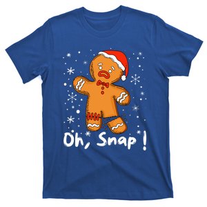 Gingerbread Man Cookie Ugly Sweater Oh Snap Christmas T-Shirt