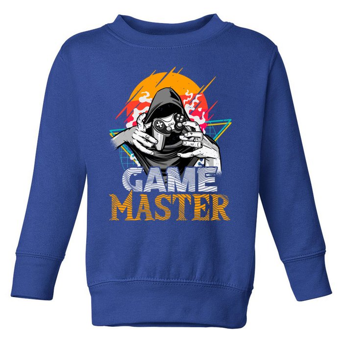 Game Master Cool Video Gaming Pc Gamer Illustration Gift Toddler Sweatshirt