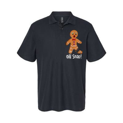 Gingerbread Man Cookie X Mas Oh Snap Funny Cute Christmas Softstyle Adult Sport Polo