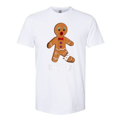 Gingerbread Man Cookie X Mas Oh Snap Funny Cute Christmas Softstyle CVC T-Shirt