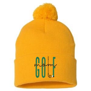 Golf Mom Crewneck Mothers Day Master Golf Girl Pom Pom 12in Knit Beanie