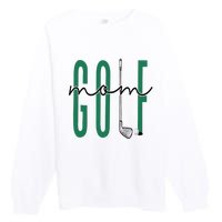 Golf Mom Crewneck Mothers Day Master Golf Girl Premium Crewneck Sweatshirt