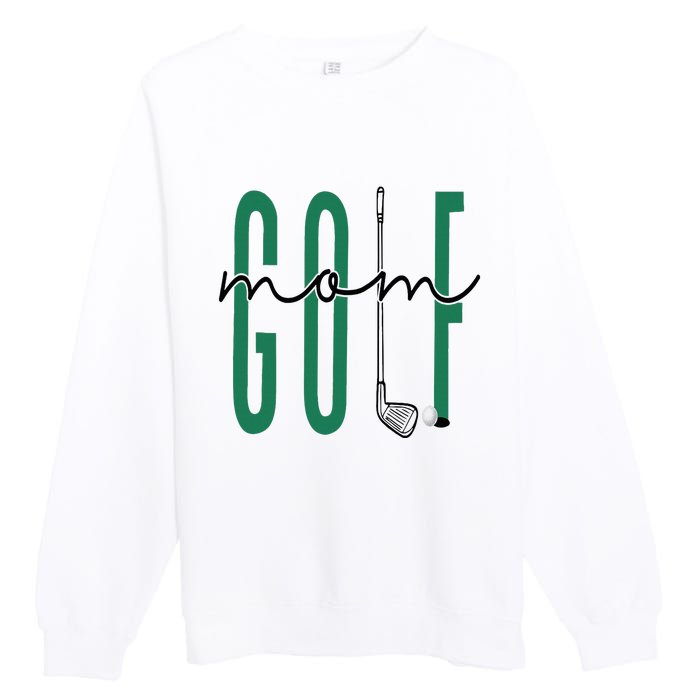 Golf Mom Crewneck Mothers Day Master Golf Girl Premium Crewneck Sweatshirt