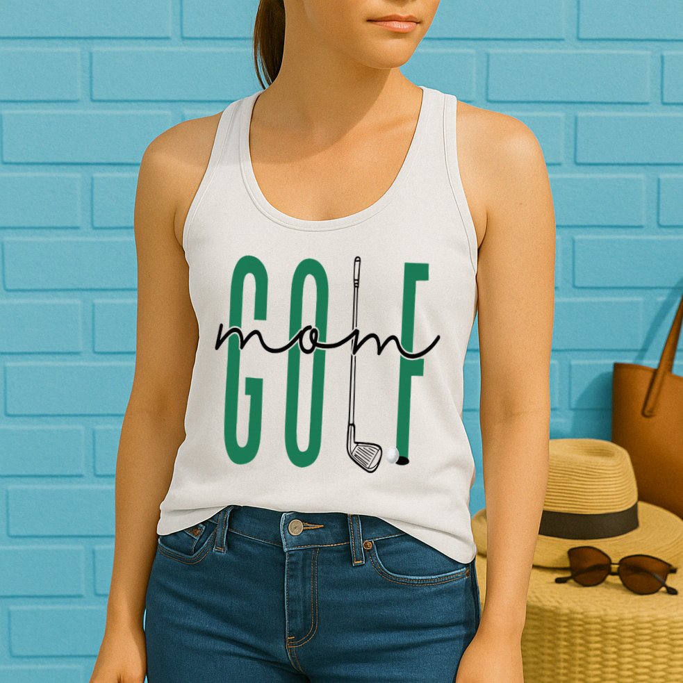 Golf Mom Crewneck Mothers Day Master Golf Girl Womens Tank Top