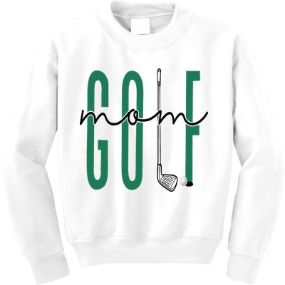Golf Mom Crewneck Mothers Day Master Golf Girl Kids Sweatshirt