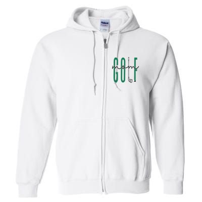 Golf Mom Crewneck Mothers Day Master Golf Girl Full Zip Hoodie