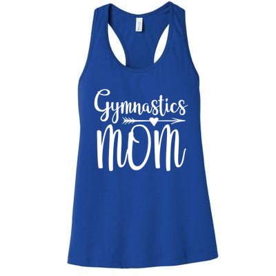 Gymnastics Mom Cute Gymnast Parent Funny Gift Women's Racerback Tank