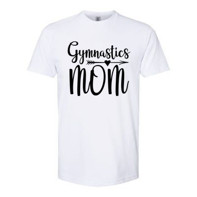 Gymnastics Mom Cute Gymnast Parent Funny Gift Softstyle CVC T-Shirt