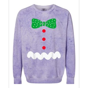 Gingerbread Man Christmas Colorblast Crewneck Sweatshirt