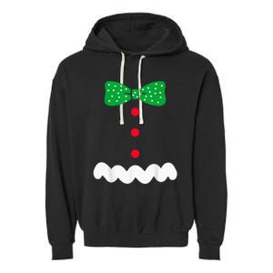 Gingerbread Man Christmas Garment-Dyed Fleece Hoodie