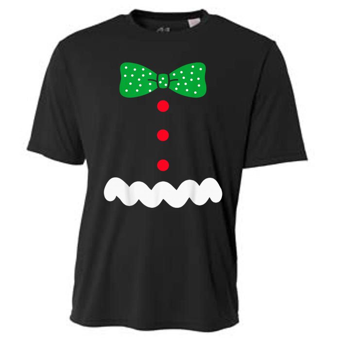 Gingerbread Man Christmas Cooling Performance Crew T-Shirt