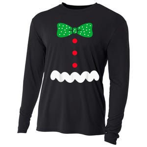 Gingerbread Man Christmas Cooling Performance Long Sleeve Crew