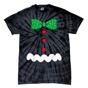 Gingerbread Man Christmas Tie-Dye T-Shirt