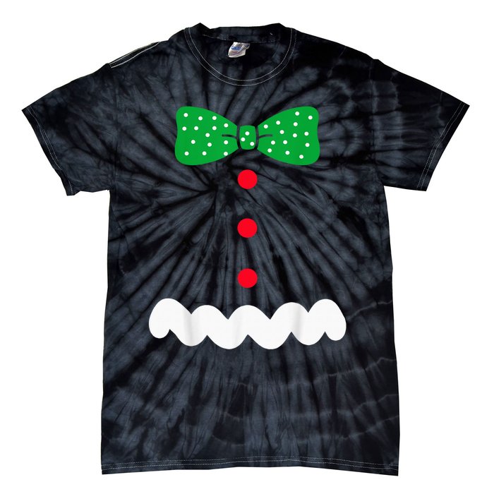 Gingerbread Man Christmas Tie-Dye T-Shirt