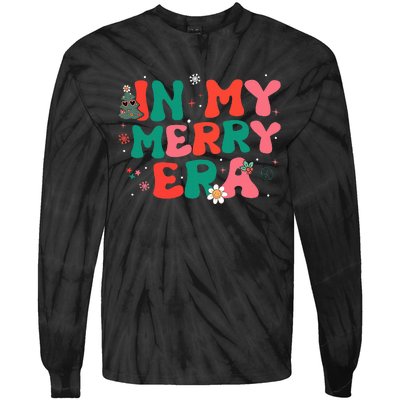 groovy merry christmas Xmas Holiday Christmas santa  Tie-Dye Long Sleeve Shirt