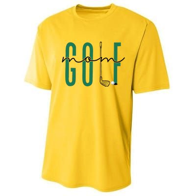 Golf Mom Crewneck Mothers Day Master Golf Performance Sprint T-Shirt