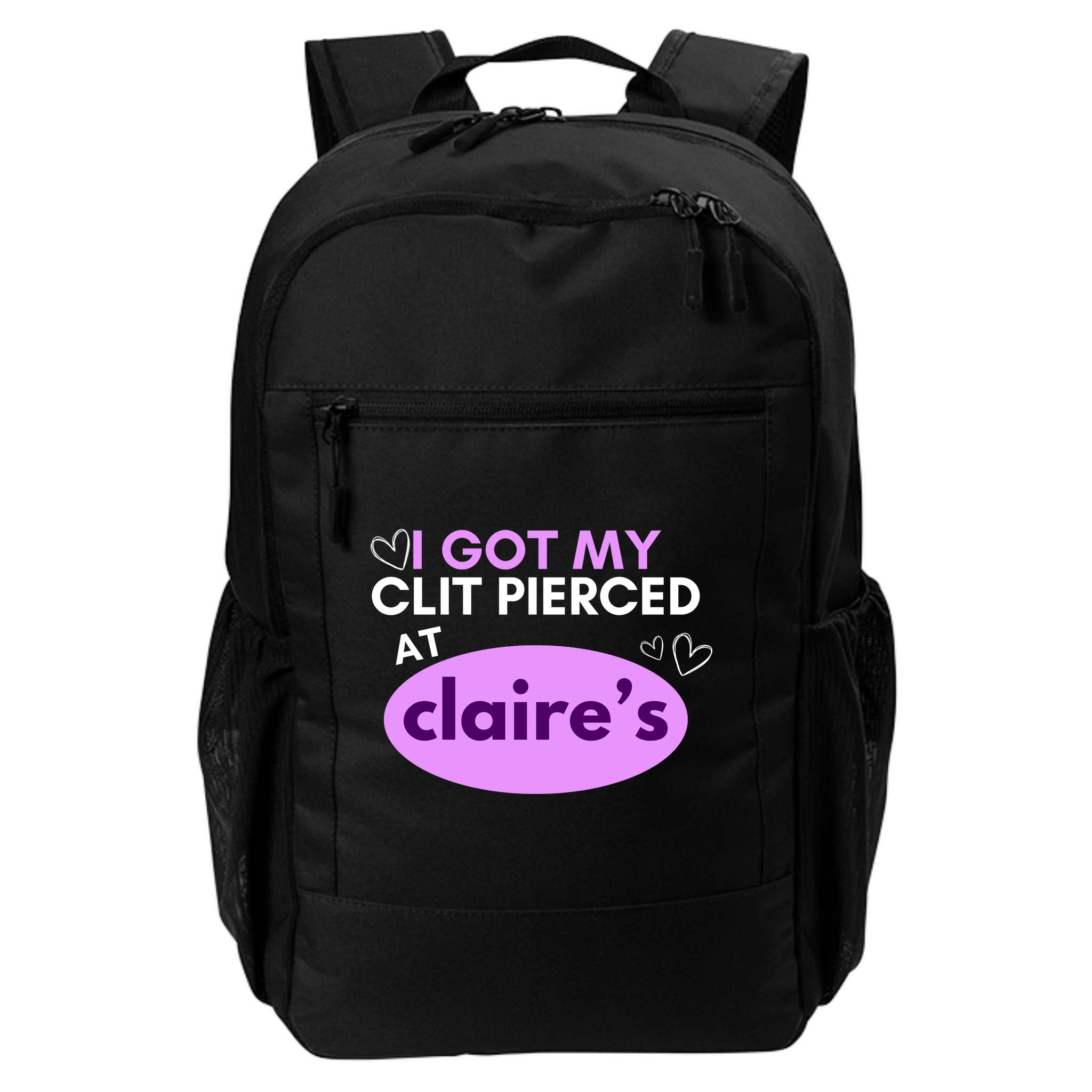 Got My C**T Pierced At Claires Backpack