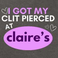 Got My C**T Pierced At Claires Cotton Canvas Backpack