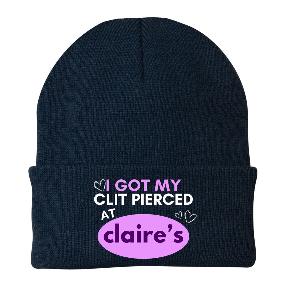 Got My C**T Pierced At Claires Beanie