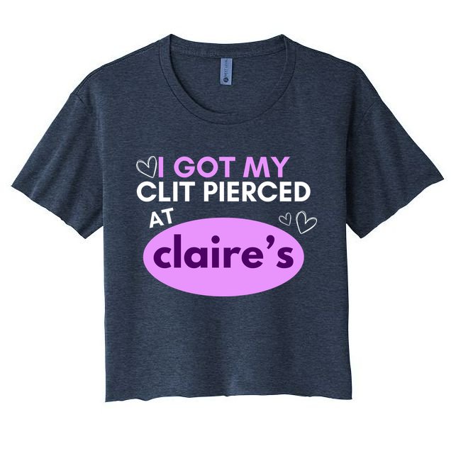 Got My C**T Pierced At Claires Crop Top