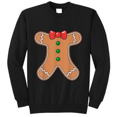 Gingerbread Man Cookie Costume Sweatshirt